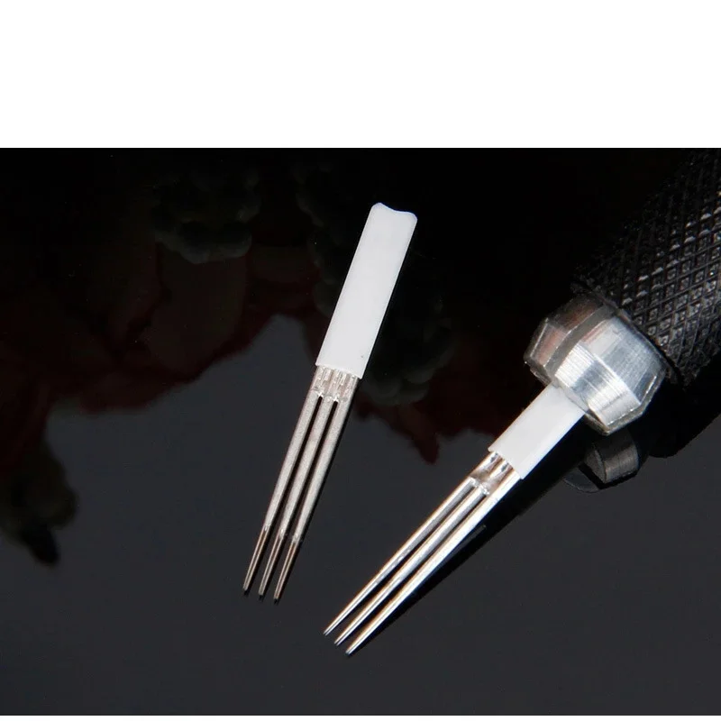 Sdotter 50pcs Disposable Manual Microblading 3P Round RS Permanent Makeup Eyebrow Flex Tattoo Fog Needle For Lamina Blade Agulh
Sdotter 50pcs Disposable Manual Microblading 3P Round RS Permanent Makeup Eyebrow Flex Tattoo Fog Needle For Lamina Blade Agulh