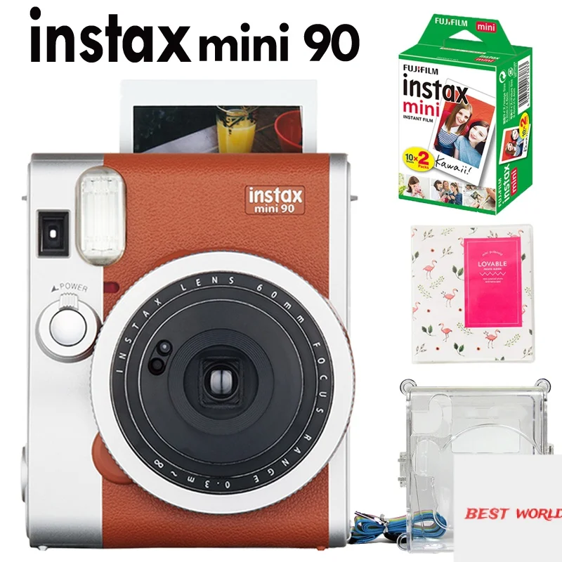 Черный/коричневый Fujifilm Instax Mini 90 Neo Classic Camera Instant Camera s (пакет для пленки и чехол на выбор)
Черный/коричневый Fujifilm Instax Mini 90 Neo Classic Camera Instant Camera s (пакет для пленки и чехол на выбор)