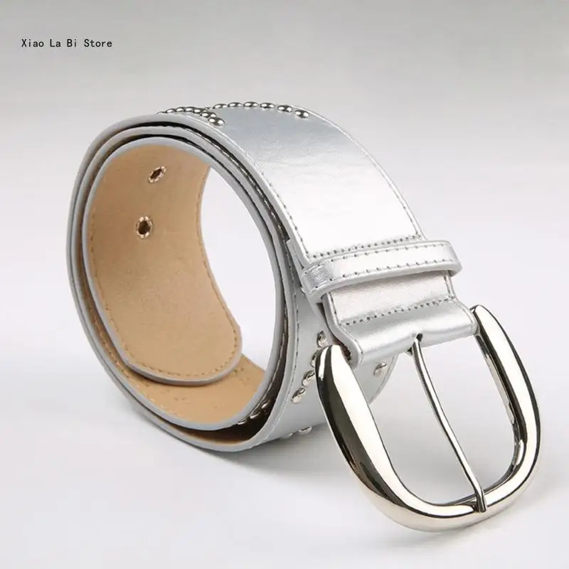 Fashionable Studded Waist Belt Punk Waist Belt for Women Jeans Dresses Retro Punk Elastic Bands with Hook Buckle XXFD
Fashionable Studded Waist Belt Punk Waist Belt for Women Jeans Dresses Retro Punk Elastic Bands with Hook Buckle XXFD