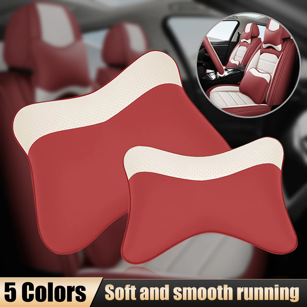 Universal Car Neck Pillow Lumbar Support PU Leather Neck Back Support Pillow for Car Seat Breathable Car Headrest Lumbar Cushion
Universal Car Neck Pillow Lumbar Support PU Leather Neck Back Support Pillow for Car Seat Breathable Car Headrest Lumbar Cushion