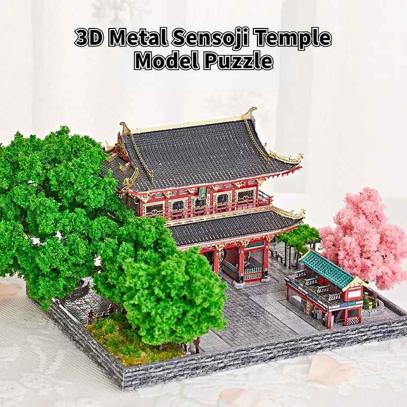 Architecture 3D Metal Puzzle Japan Sensoji Temple DIY Laser Cutting Educational Toys Assemble Model Jigsaw Puzzle Toys for Adult
Architecture 3D Metal Puzzle Japan Sensoji Temple DIY Laser Cutting Educational Toys Assemble Model Jigsaw Puzzle Toys for Adult
