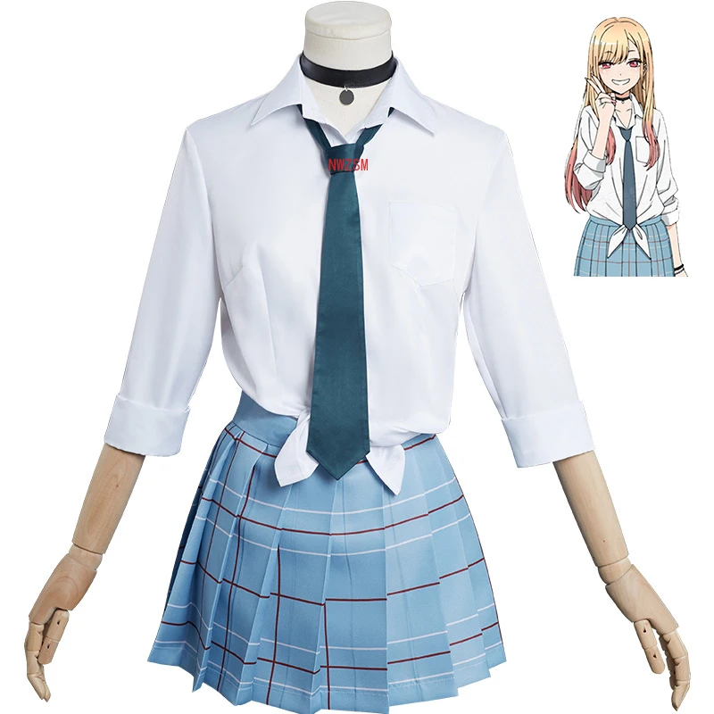 Anime My Dress-Up Darling Marin Kitagawa Cosplay Costume School Uniform Skirt Outfits Halloween Carnival Suit Marin Kitagawa wig
Anime My Dress-Up Darling Marin Kitagawa Cosplay Costume School Uniform Skirt Outfits Halloween Carnival Suit Marin Kitagawa wig