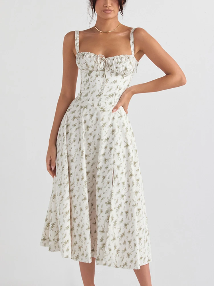 RDMQ 2023 Floral Summer Dress Boned Tie Up Split Elastic With Lining Adjustable Strapes Zip Summer Dress Beach Women Vestido
RDMQ 2023 Floral Summer Dress Boned Tie Up Split Elastic With Lining Adjustable Strapes Zip Summer Dress Beach Women Vestido