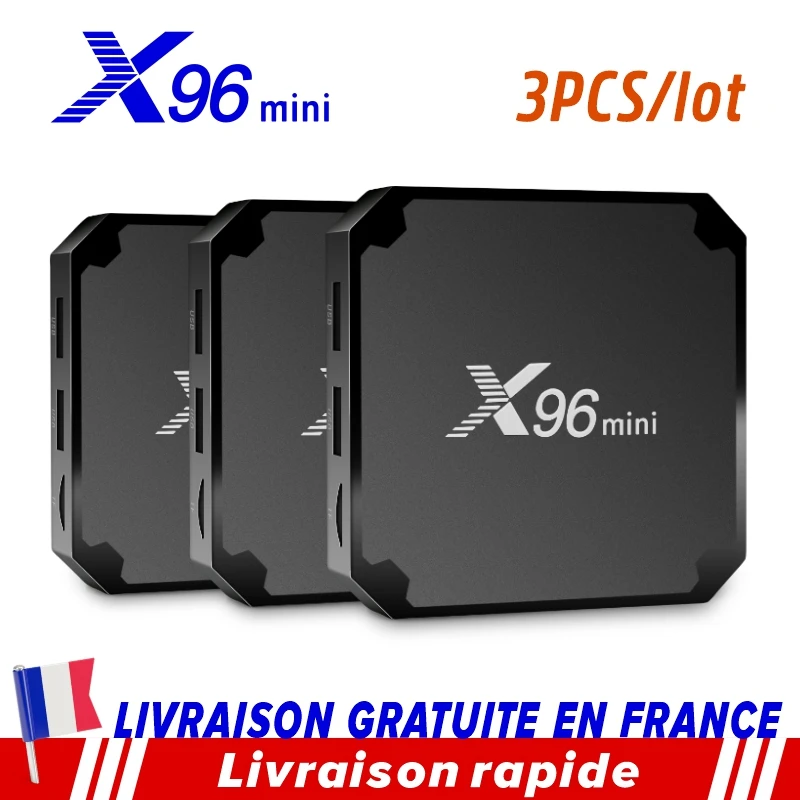 3Pcs/lot X96 Mini Android TV Box 4K Media Player Amlogic S905W 1G 8G 2G 16G X96mini Smart TV Box 2.4G Wifi Set top Boxes
3Pcs/lot X96 Mini Android TV Box 4K Media Player Amlogic S905W 1G 8G 2G 16G X96mini Smart TV Box 2.4G Wifi Set top Boxes
