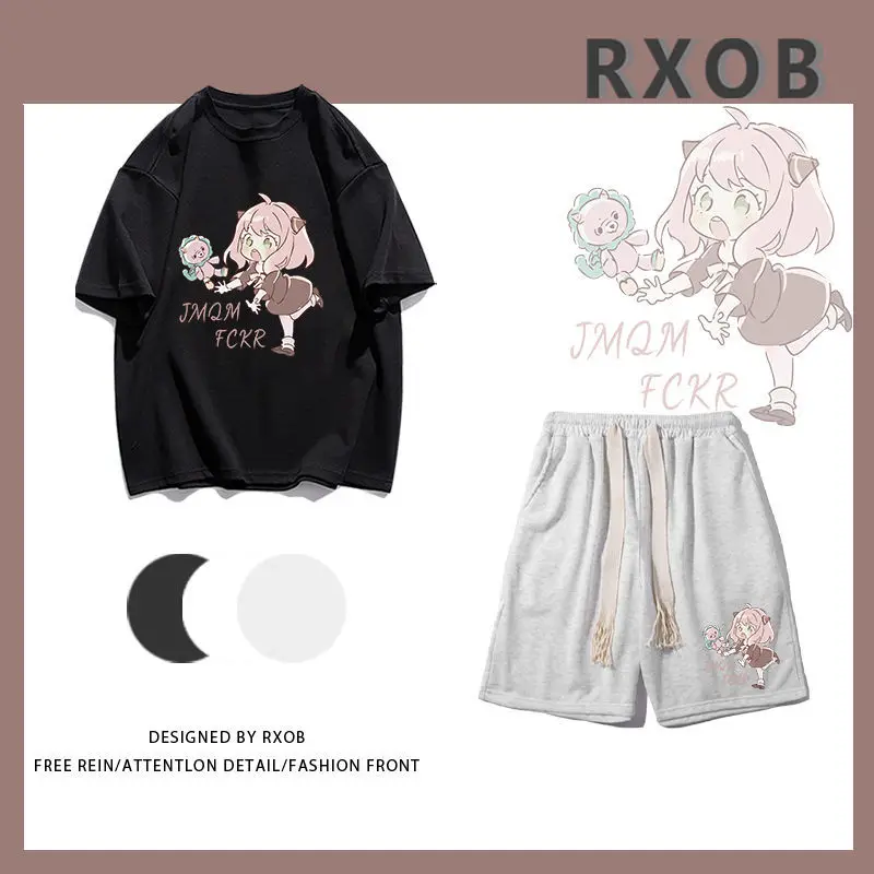 Spy X Family Short-Sleeved Pants Kids Cotton Suit Anime Cartoon Anya Print All-Match Summer Fashion Trend Short-Sleeved Shorts
Spy X Family Short-Sleeved Pants Kids Cotton Suit Anime Cartoon Anya Print All-Match Summer Fashion Trend Short-Sleeved Shorts