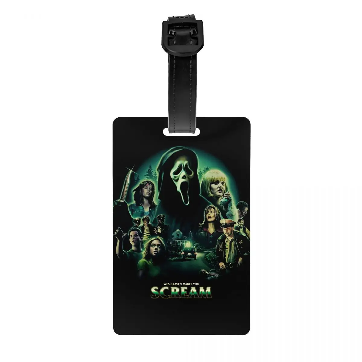Custom Scream Luggage Tag With Name Card Halloween Ghost Horror Film Privacy Cover ID Label for Travel Bag Suitcase
Custom Scream Luggage Tag With Name Card Halloween Ghost Horror Film Privacy Cover ID Label for Travel Bag Suitcase