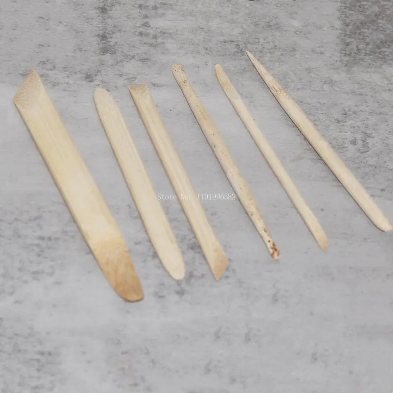 Pottery Clay Tool Bamboo Piece 6-piece Set DIY Clay Making Teaching Clay Billet Teapot Interface Repair Billet Sculpting Knife
Pottery Clay Tool Bamboo Piece 6-piece Set DIY Clay Making Teaching Clay Billet Teapot Interface Repair Billet Sculpting Knife