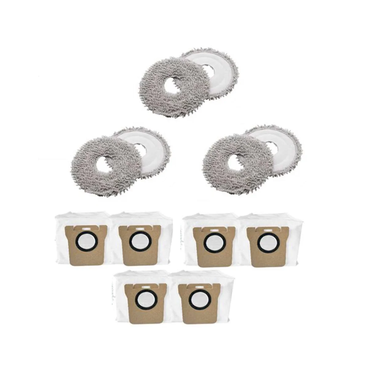 12Pcs Dust Bag Mop Cloth for Mijia B101CN/ Dreame S10/S10 Pro/ L10S Ultra Robot Vacuum Cleaner Replacement Attachment
12Pcs Dust Bag Mop Cloth for Mijia B101CN/ Dreame S10/S10 Pro/ L10S Ultra Robot Vacuum Cleaner Replacement Attachment