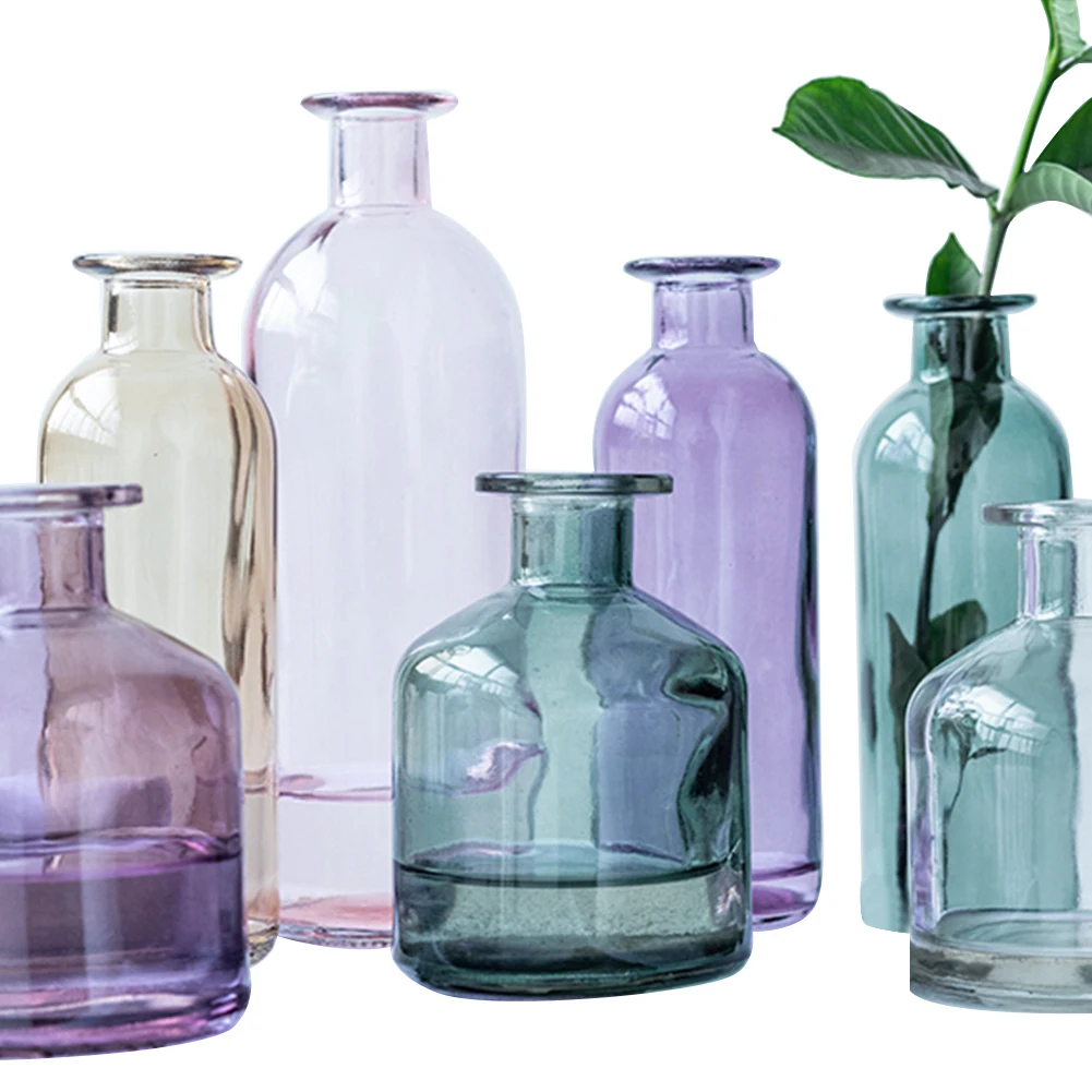 Flower Table Vase Bottle Small Container Terrarium Hydroponic Vintage Style Clear Glass Wedding Centerpiece Holder Home Decor
Flower Table Vase Bottle Small Container Terrarium Hydroponic Vintage Style Clear Glass Wedding Centerpiece Holder Home Decor