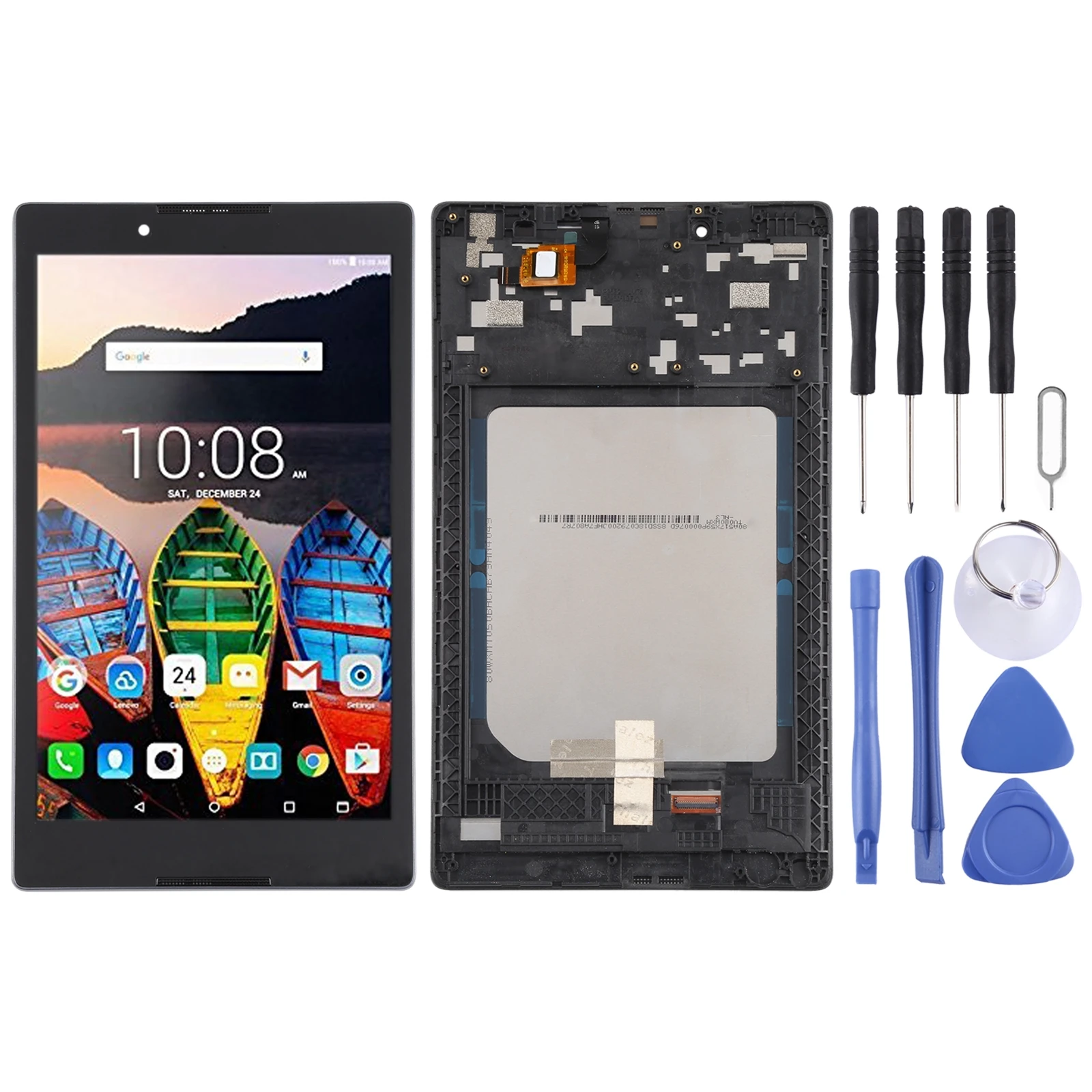 LCD Display Screen Digitizer Full Assembly with Frame for Lenovo Tab 3 (8 inch) TB3-850M, TB-850, TB3-850F Free Tools
LCD Display Screen Digitizer Full Assembly with Frame for Lenovo Tab 3 (8 inch) TB3-850M, TB-850, TB3-850F Free Tools