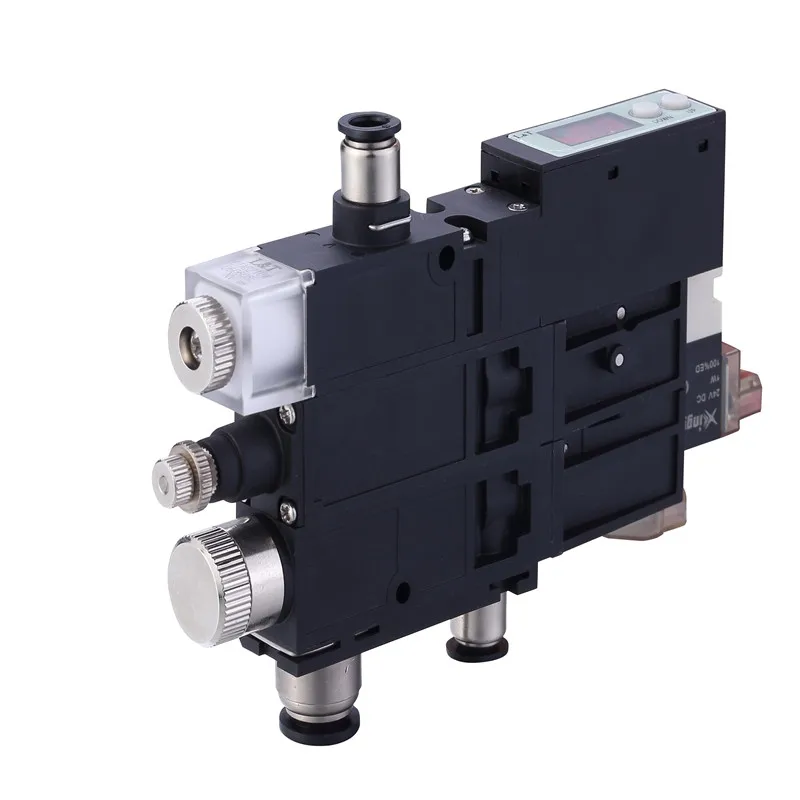 Pneumatic Parts Aluminum Alloy Air Vacuum Ejector Vacuum Generator Energy Saving Vacuum Generator
Pneumatic Parts Aluminum Alloy Air Vacuum Ejector Vacuum Generator Energy Saving Vacuum Generator