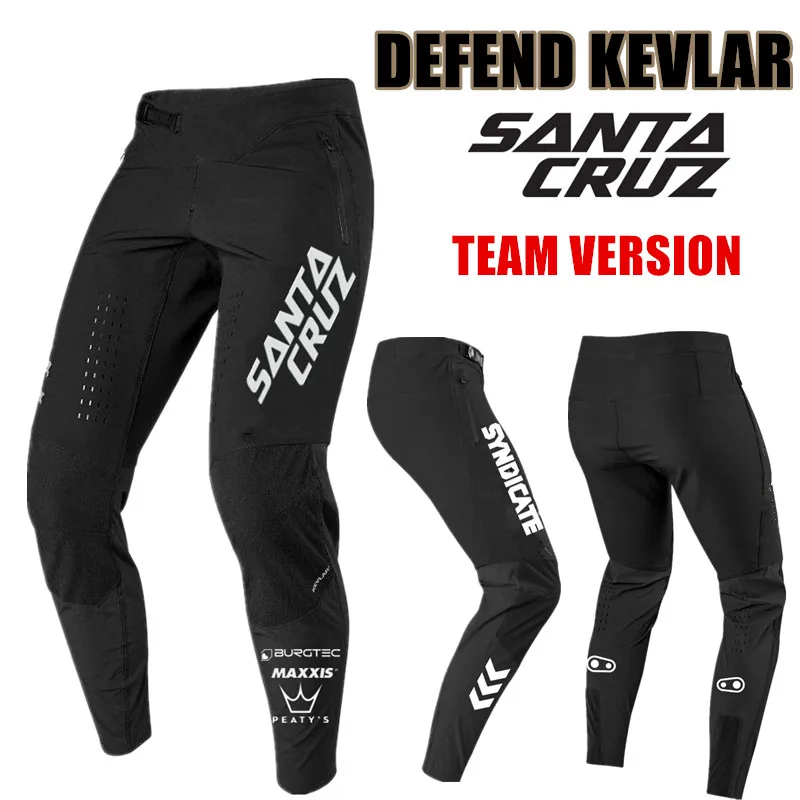 New Noiz Fox Defend pants Kevlar for SANTA CRUZ Team Pants Version Motocross MTB BMX Mountain Bike Pants Cycling Pants
New Noiz Fox Defend pants Kevlar for SANTA CRUZ Team Pants Version Motocross MTB BMX Mountain Bike Pants Cycling Pants