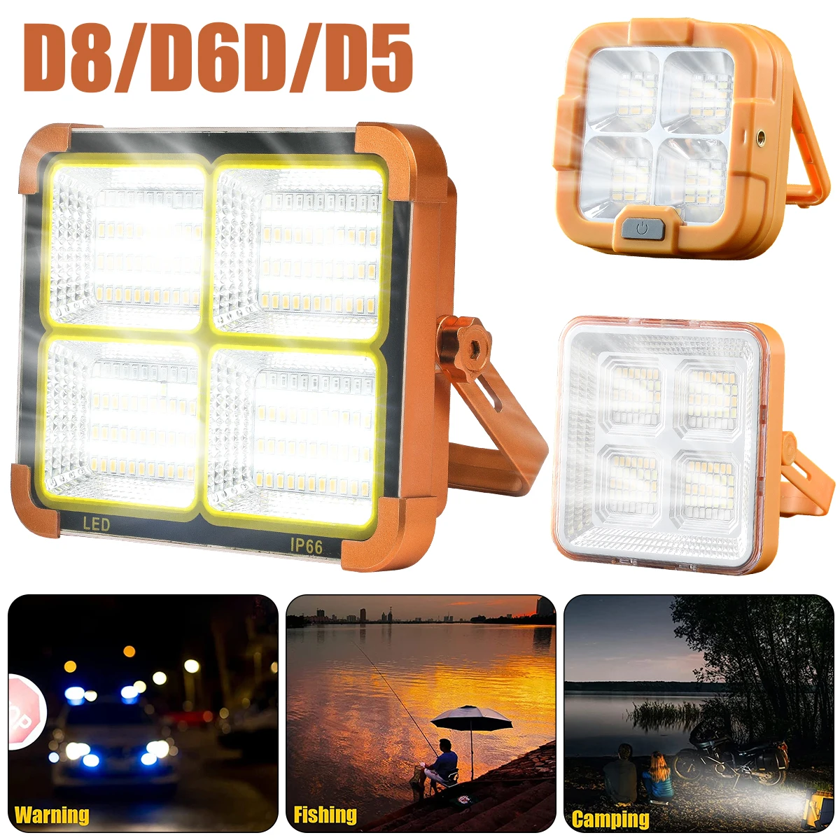 Solar Camping Light 8800/4800/3600mAh IP66/IPX5 Waterproof Portable Solar Lantern with USB Charging Port Magnetic Emergency LED
Solar Camping Light 8800/4800/3600mAh IP66/IPX5 Waterproof Portable Solar Lantern with USB Charging Port Magnetic Emergency LED
