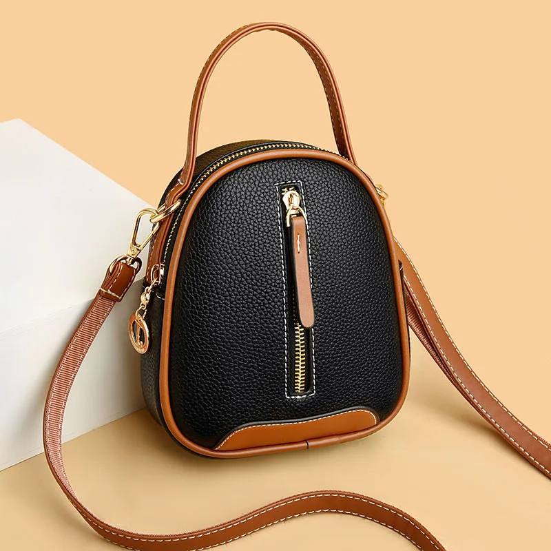 Small bag women 2023 new mini crossbody soft leather hit color women's bag simple all-match genuine leather mobile phone bag
Small bag women 2023 new mini crossbody soft leather hit color women's bag simple all-match genuine leather mobile phone bag