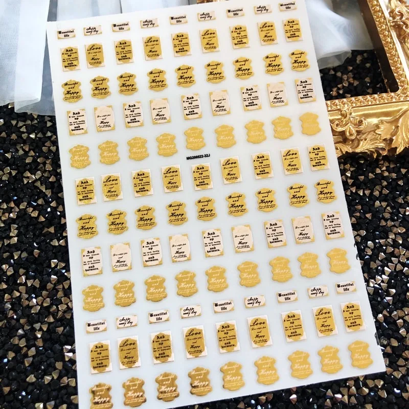 3D Nail Sticker Decals Fashion Letters Nail Art Decorations Stickers Sliders Manicure Accessories Nails
3D Nail Sticker Decals Fashion Letters Nail Art Decorations Stickers Sliders Manicure Accessories Nails