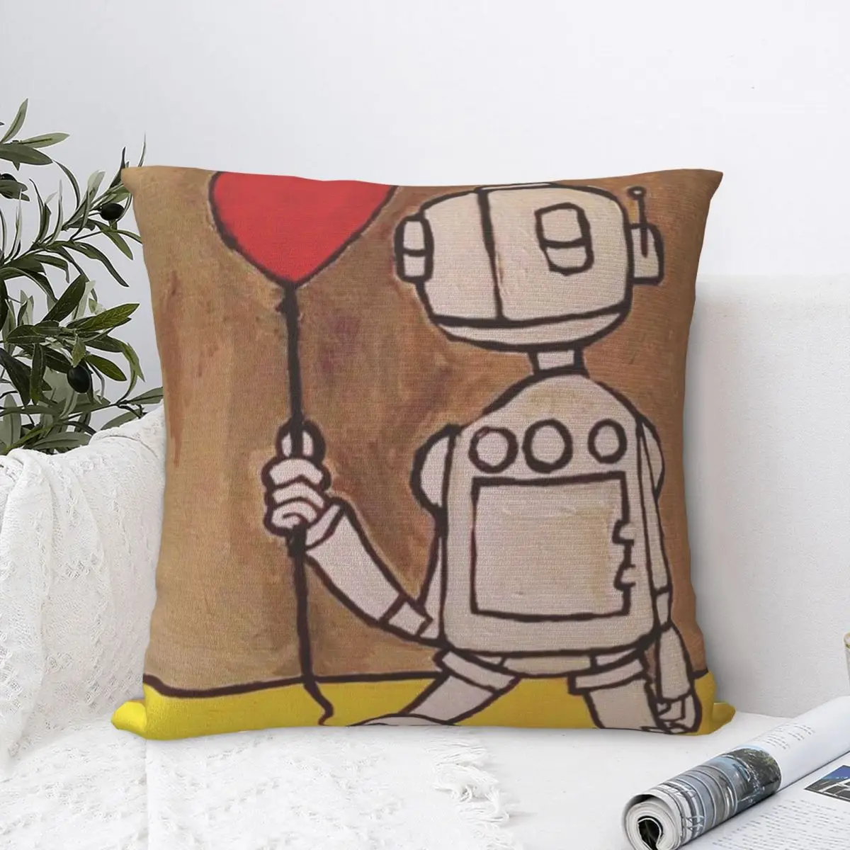 Fiction Robot Pillowcase Pillow Case Cushion Cover Home Sofa Car Decorative Throw Pillow Printing Style Cartoon 45*45cm
Fiction Robot Pillowcase Pillow Case Cushion Cover Home Sofa Car Decorative Throw Pillow Printing Style Cartoon 45*45cm