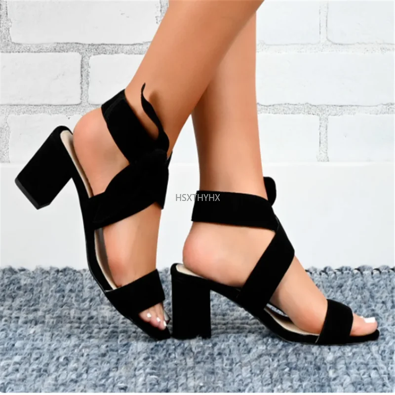 Sandalias Mujer 2022 Women Sandals Gladiator High Heels Strap Pumps Cut Buckle Strap Shoes Fashion Summer Ladies Shoes 35-43
Sandalias Mujer 2022 Women Sandals Gladiator High Heels Strap Pumps Cut Buckle Strap Shoes Fashion Summer Ladies Shoes 35-43
