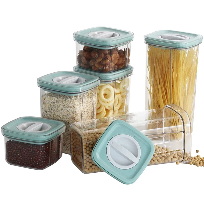 New 6Pcs Grain Food Storage Container Sealed Kitchen Pantry Storage/Moisture Resistant - Perfect For Dry Foods, Liquids Set
New 6Pcs Grain Food Storage Container Sealed Kitchen Pantry Storage/Moisture Resistant - Perfect For Dry Foods, Liquids Set