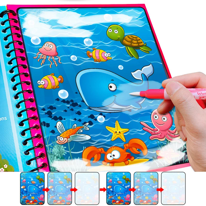 Reusable Kids Water Doodle Mat Coloring Magic Water Drawing Book Board Early Education Toys Coloring Book for Kids Birthday Gift
Reusable Kids Water Doodle Mat Coloring Magic Water Drawing Book Board Early Education Toys Coloring Book for Kids Birthday Gift