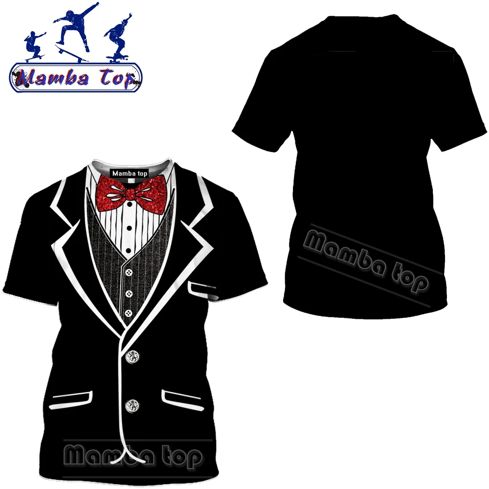 Mamba Top 3D Print Western Style Clothing Men Tshirt Fashion Black Suit T Shirt Women Funny Cosplay Handsome Street Short Sleeve
Mamba Top 3D Print Western Style Clothing Men Tshirt Fashion Black Suit T Shirt Women Funny Cosplay Handsome Street Short Sleeve