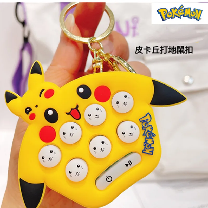 Pikachu Decompress Portable Whack-A-Mole Machine Pokemon Model Toy Anime Characters Keychain Christmas Gifts For Children
Pikachu Decompress Portable Whack-A-Mole Machine Pokemon Model Toy Anime Characters Keychain Christmas Gifts For Children