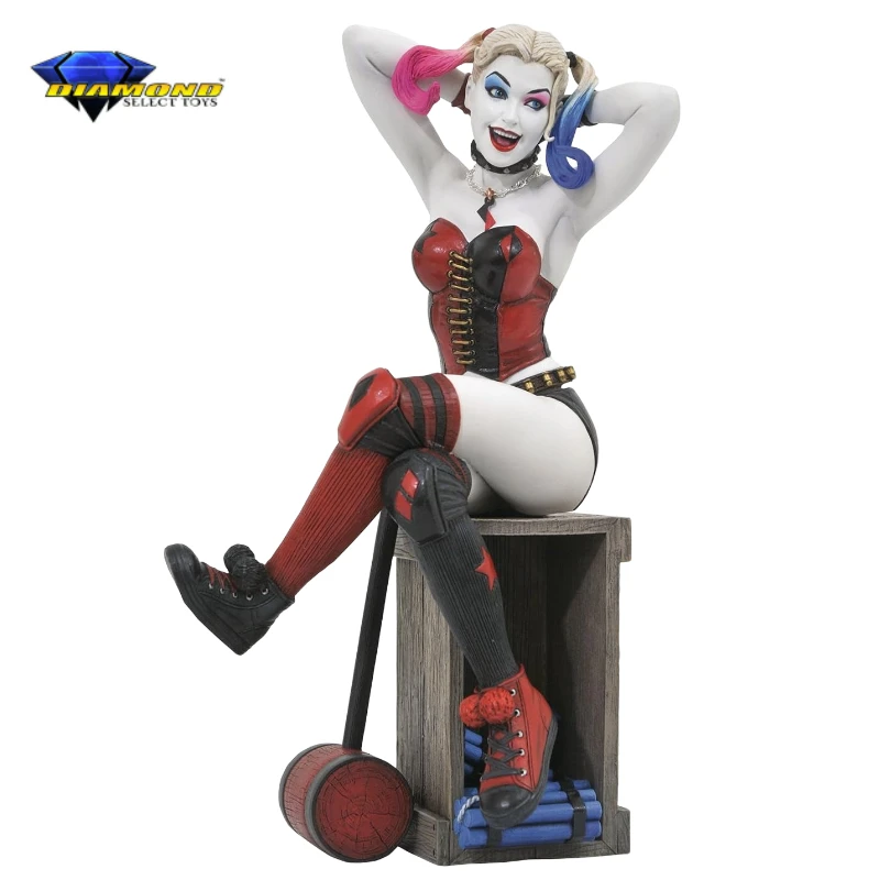 Бриллиантовые выбранные игрушки, оригинальная Коллекционная статуя DST DC Gallery отряд самоубийц, Харли Квинн, фигурка из ПВХ, 8 дюймов
Бриллиантовые выбранные игрушки, оригинальная Коллекционная статуя DST DC Gallery отряд самоубийц, Харли Квинн, фигурка из ПВХ, 8 дюймов