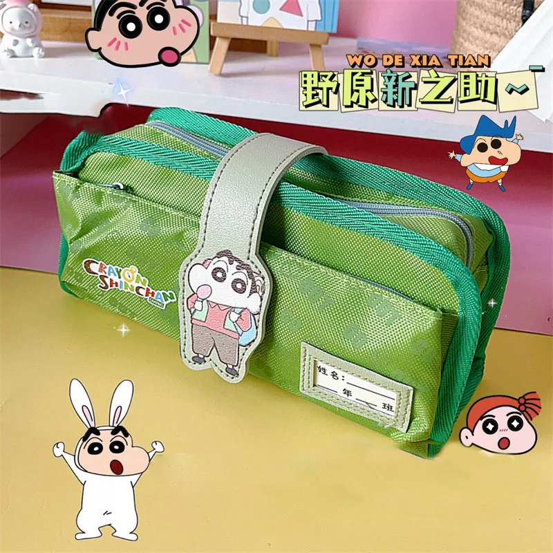 Crayon Shin-Chan Penholder Good-Looking Kawaii Cartoon Large Capacity Student Pencil Bag Pu Material Washable Creative Pen Box
Crayon Shin-Chan Penholder Good-Looking Kawaii Cartoon Large Capacity Student Pencil Bag Pu Material Washable Creative Pen Box