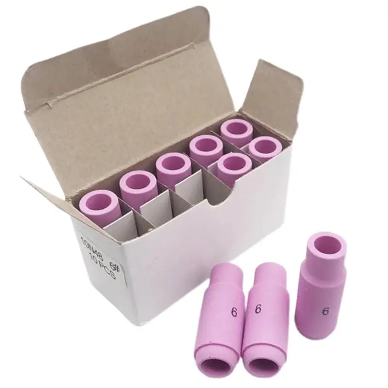 10 шт. 10N4 8 керамических насадок, сопло для аргоновой дуговой сварки, совместимое с сварофонарь кой
10 шт. 10N4 8 керамических насадок, сопло для аргоновой дуговой сварки, совместимое с сварофонарь кой