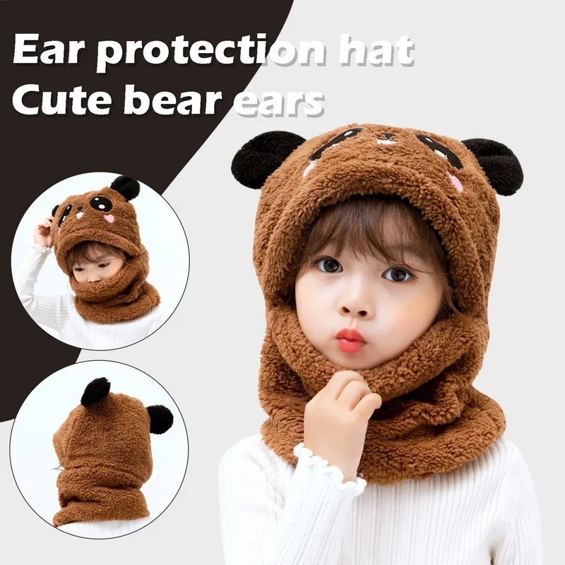 Warm Winter Fleece Baby'S Cap Bear Hat With Ears Children Scarves Hood Beanies Double Newborn Photography Scarf Thicken Kids Cap
Warm Winter Fleece Baby'S Cap Bear Hat With Ears Children Scarves Hood Beanies Double Newborn Photography Scarf Thicken Kids Cap