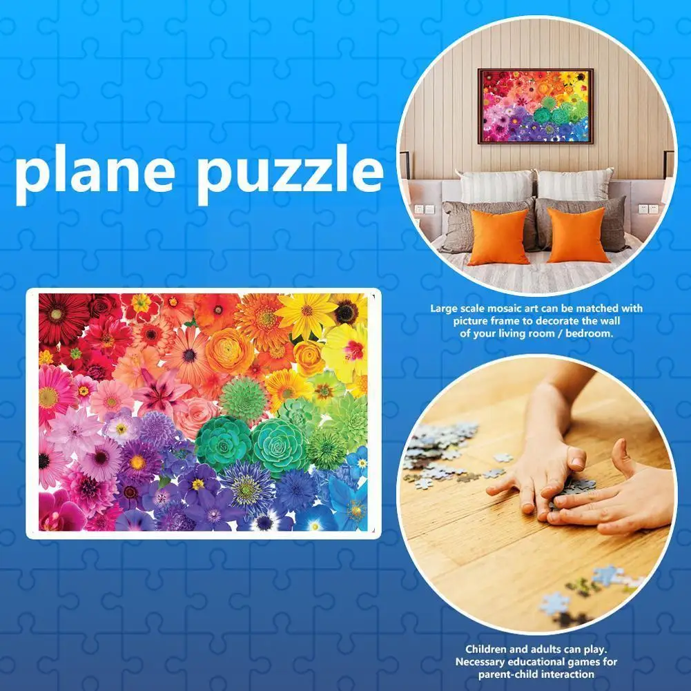 70*50cm Jigsaw Puzzles 1000 Pieces Assembling Picture Bright Flowers Landscape Puzzles Toy For Adults Kids Game Educational A9S7
70*50cm Jigsaw Puzzles 1000 Pieces Assembling Picture Bright Flowers Landscape Puzzles Toy For Adults Kids Game Educational A9S7