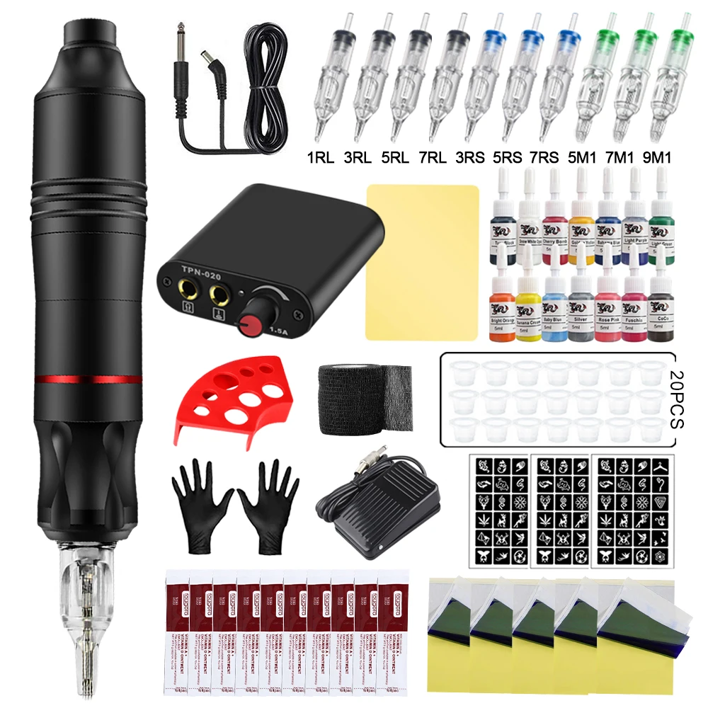 Картридж для тату-машины, набор ручек, источник питания, роторный пистолет с иглами, Перманентный макияж, машина для тату-художника, набор для начинающих
Картридж для тату-машины, набор ручек, источник питания, роторный пистолет с иглами, Перманентный макияж, машина для тату-художника, набор для начинающих