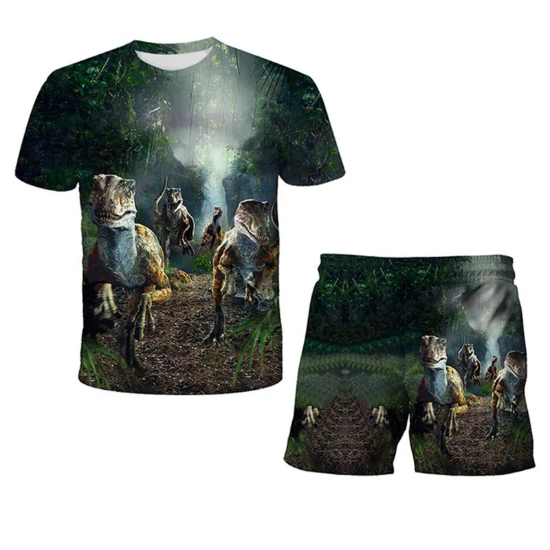 4-14 Yrs Boys Dinosaur T shirt Sets Spring Summer Baby Kids Set Cartoon Tracksuits Kids Suit Short Sleeve TShirt+Pants 2Pcs Suit
4-14 Yrs Boys Dinosaur T shirt Sets Spring Summer Baby Kids Set Cartoon Tracksuits Kids Suit Short Sleeve TShirt+Pants 2Pcs Suit
