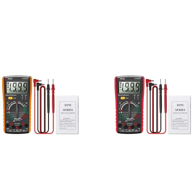 ANENG DT9205A Digital Multimeter AC/DC Transistor Tester Electrical NCV Test Meter Profesional Analog Auto Range
ANENG DT9205A Digital Multimeter AC/DC Transistor Tester Electrical NCV Test Meter Profesional Analog Auto Range