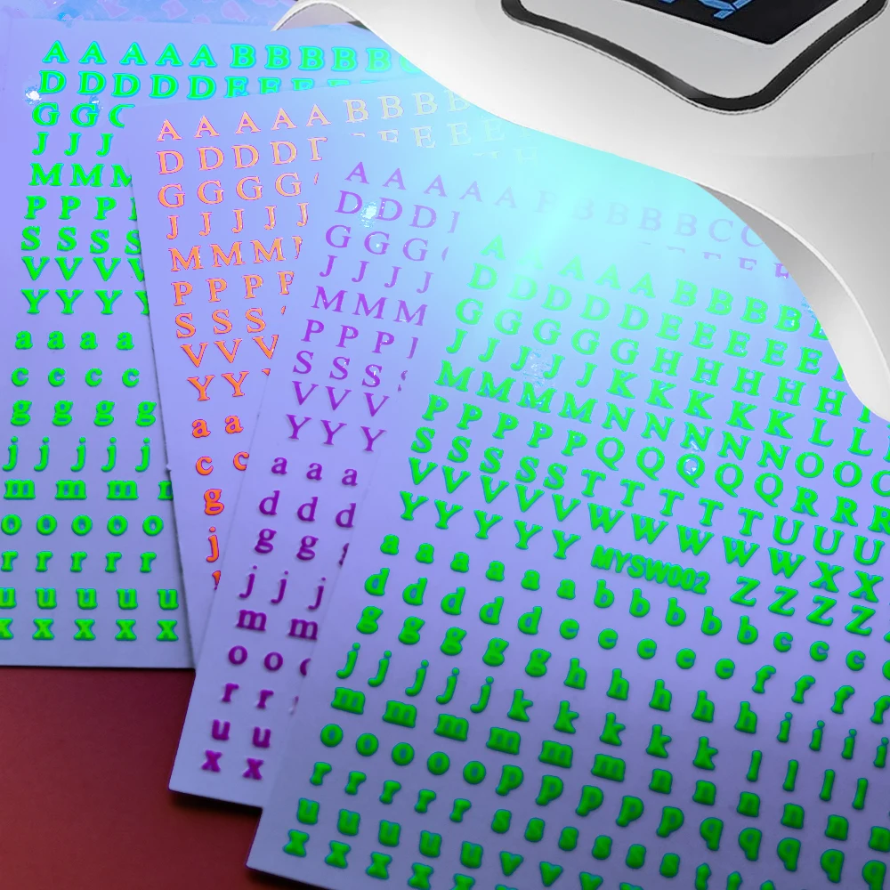 1PC 26 English Alphabet Nail Art Stickers Laser Self Adhesive Transfer Nail Number Decals DIY Letter Manicure Decoration Sliders
1PC 26 English Alphabet Nail Art Stickers Laser Self Adhesive Transfer Nail Number Decals DIY Letter Manicure Decoration Sliders