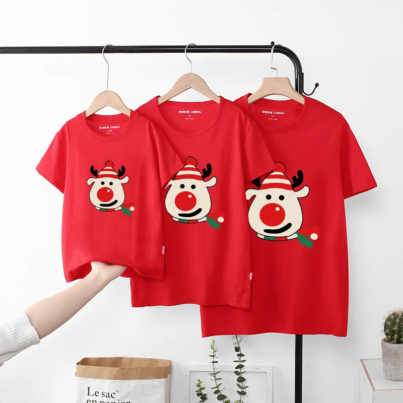 Fashion Family Matching Outfits Summer Cartoon Fashion Short-sleeved Causal T-shirt Kids Mother Clothing Parent-child Wear
Fashion Family Matching Outfits Summer Cartoon Fashion Short-sleeved Causal T-shirt Kids Mother Clothing Parent-child Wear