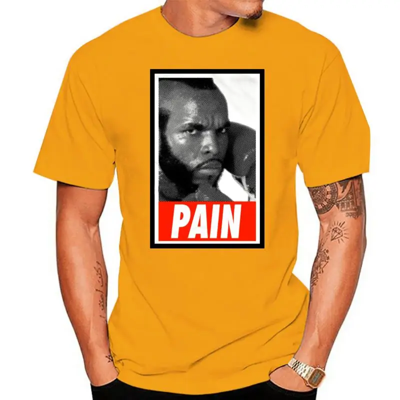 Camiseta de Clubber Lang PAIN para hombre, camisa inspirada en la película 1982 Rocky III, Mr T 100%, Blanca
Camiseta de Clubber Lang PAIN para hombre, camisa inspirada en la película 1982 Rocky III, Mr T 100%, Blanca