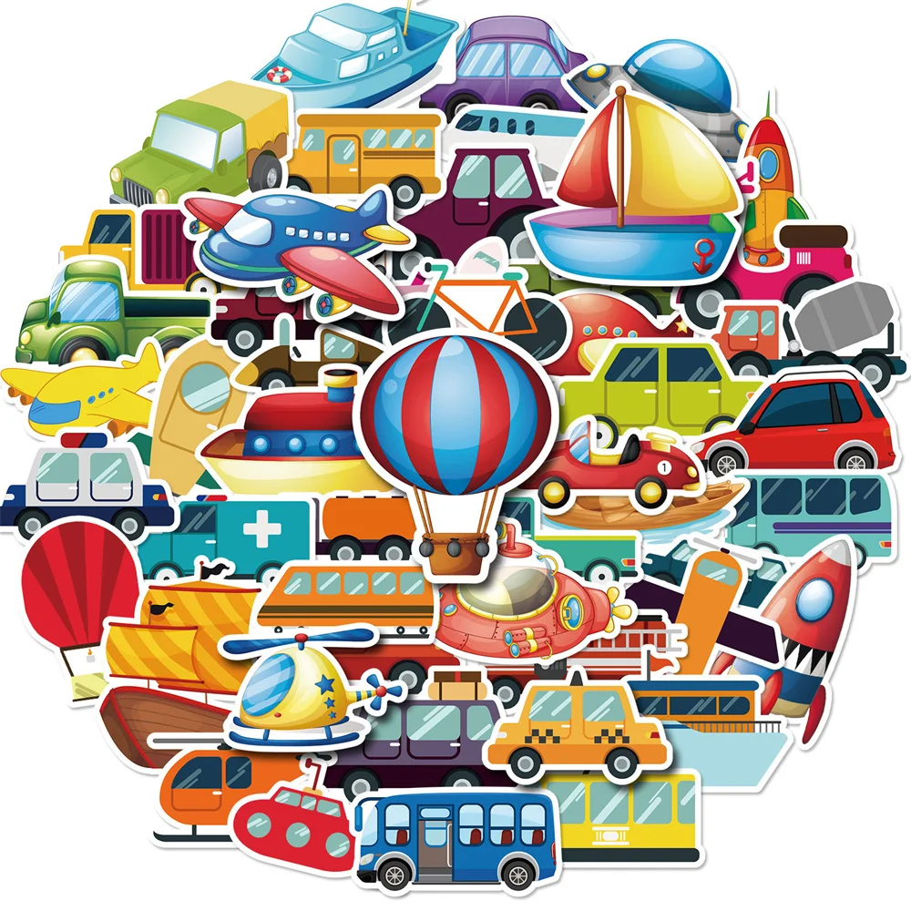 10/50 Pcs Cartoon Educational Transportation Tool Series Graffiti Sticker Decoration Skateboard Fridge Thin Waterproof Sticker
10/50 Pcs Cartoon Educational Transportation Tool Series Graffiti Sticker Decoration Skateboard Fridge Thin Waterproof Sticker