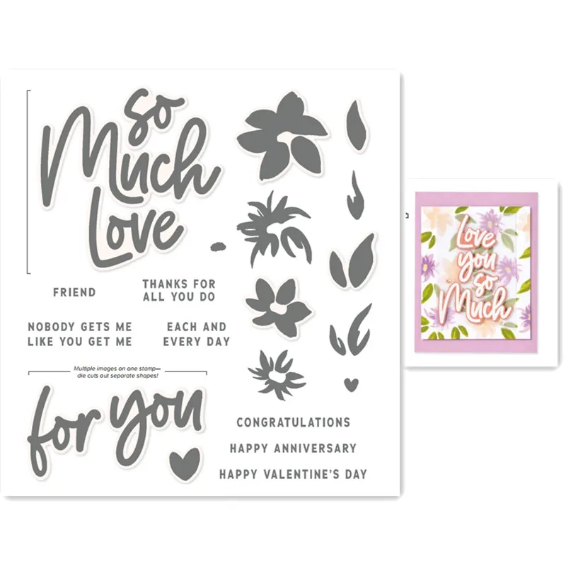 LOVE FOR YOU Cutting Dies And Rubber Stamps For Scrapbooking Embossing Card Crafts DIY Stencil Template DIY 2023 New Christmas
LOVE FOR YOU Cutting Dies And Rubber Stamps For Scrapbooking Embossing Card Crafts DIY Stencil Template DIY 2023 New Christmas