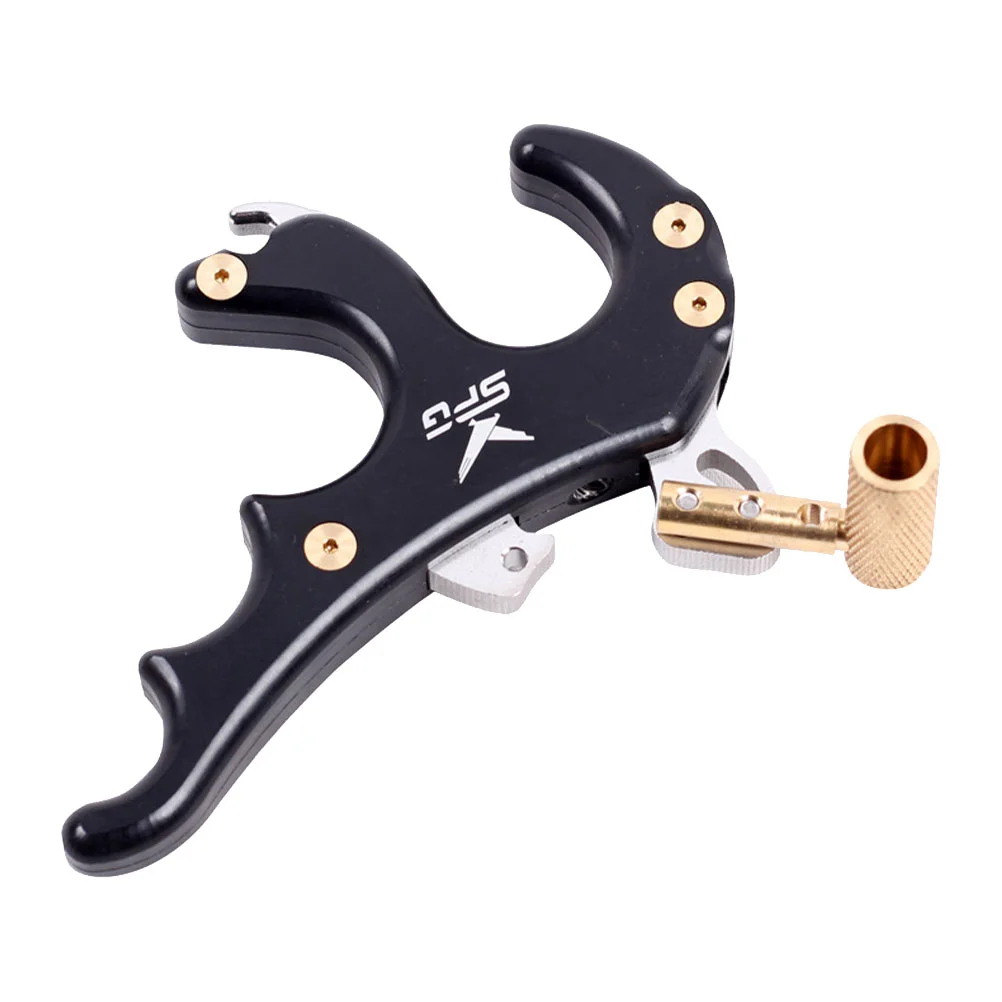 Compound Bow Metal Releaser Archery Release Aid Bow Finger Protector (Black)
Compound Bow Metal Releaser Archery Release Aid Bow Finger Protector (Black)
