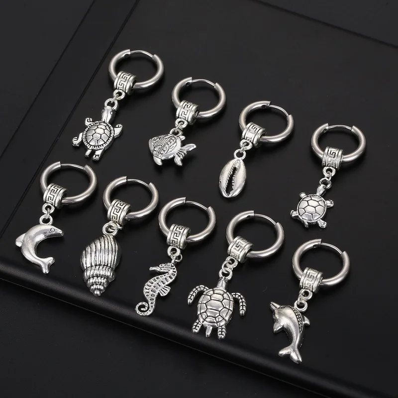 Женские винтажные серьги-кольца из нержавеющей стали
Женские винтажные серьги-кольца из нержавеющей стали