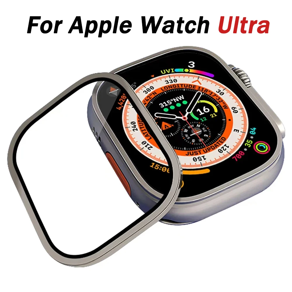 Tempered Glass For Apple Watch Ultra 49mm Screen Protector mental bumper Anti-Scratch Film iWatch Series 8 pro Accessories case
Tempered Glass For Apple Watch Ultra 49mm Screen Protector mental bumper Anti-Scratch Film iWatch Series 8 pro Accessories case