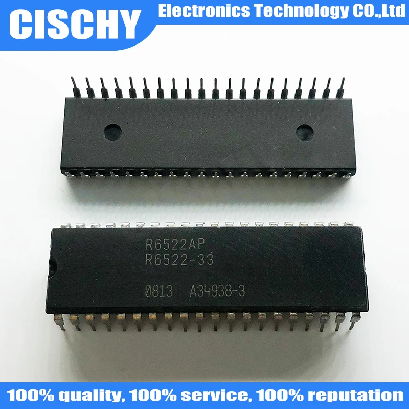 2 шт./лот R6522P R6522 R6532P R6532 R65C02P3 R65C02 R65C22P2 R65C22 DIP-40 на складе
2 шт./лот R6522P R6522 R6532P R6532 R65C02P3 R65C02 R65C22P2 R65C22 DIP-40 на складе