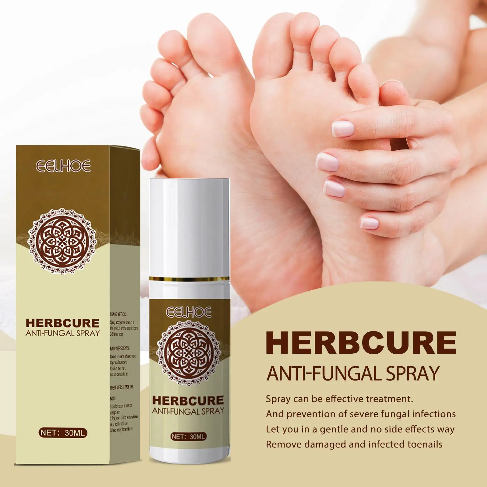 30ml Antifungal Foot Spray Foot Sanitizing Spray Herbal Antifungal Infection Toe Treatment Onychomycosis Antibacterial
30ml Antifungal Foot Spray Foot Sanitizing Spray Herbal Antifungal Infection Toe Treatment Onychomycosis Antibacterial