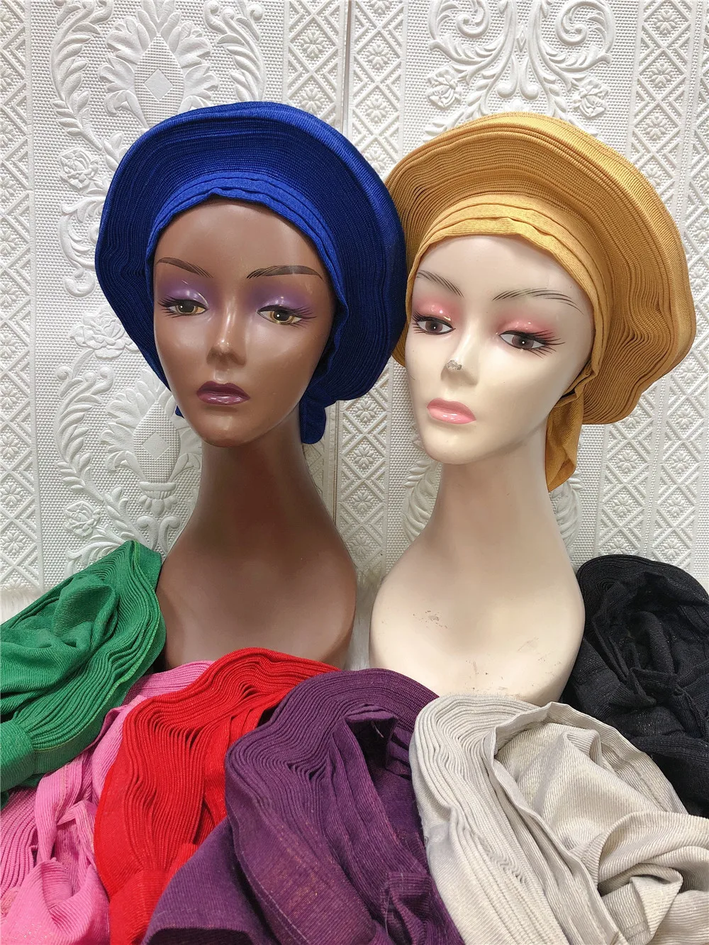 New Plain Auto Gele Headtie Big Size Women Cap gele headtie already made nigerian turbans for women african head wrap
New Plain Auto Gele Headtie Big Size Women Cap gele headtie already made nigerian turbans for women african head wrap