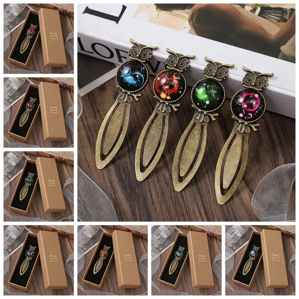 Инкрустированная драгоценными камнями двенадцать созвездий Закладка на удачу язычество отметка Сова для чтения Закладка для книг зажим для книг языкатор
Инкрустированная драгоценными камнями двенадцать созвездий Закладка на удачу язычество отметка Сова для чтения Закладка для книг зажим для книг языкатор