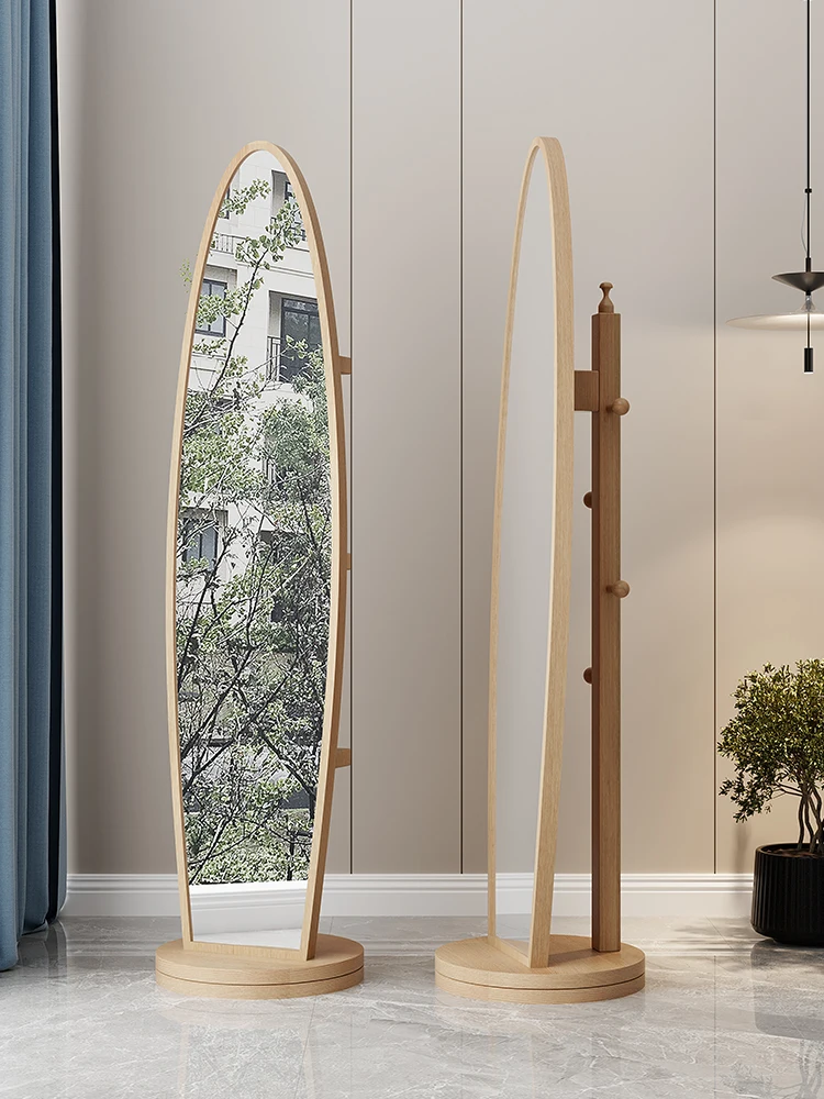 Dressing Mirror Full-Body Floor Mirror Household Coat Rack Integrated Full-Length Mirror Living Room Movable Rotating Large
Dressing Mirror Full-Body Floor Mirror Household Coat Rack Integrated Full-Length Mirror Living Room Movable Rotating Large
