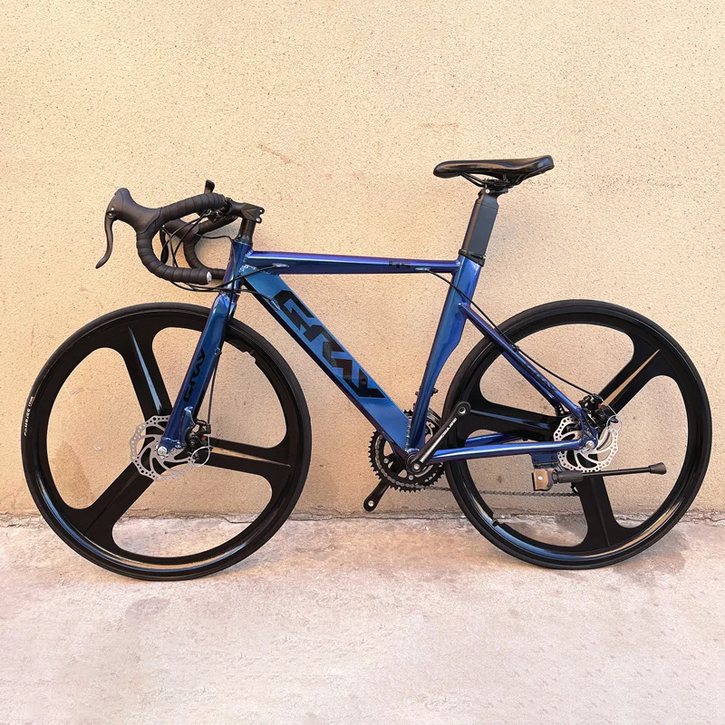 

Серый дорожный велосипед 700C с низким сопротивлением ветру, рама из алюминиевого сплава 14 16 18 20 скоростей, дисковый тормоз, фиксированная шестерня, велосипед, горные велосипеды