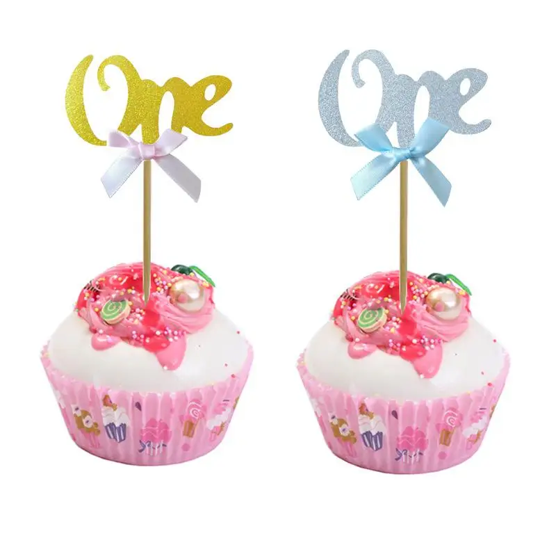 10Pcs Glitter Paper 1 Cupcake Toppers 1st Birthday Party Decorations First Baby Boy Girl My One Year Supplies
10Pcs Glitter Paper 1 Cupcake Toppers 1st Birthday Party Decorations First Baby Boy Girl My One Year Supplies