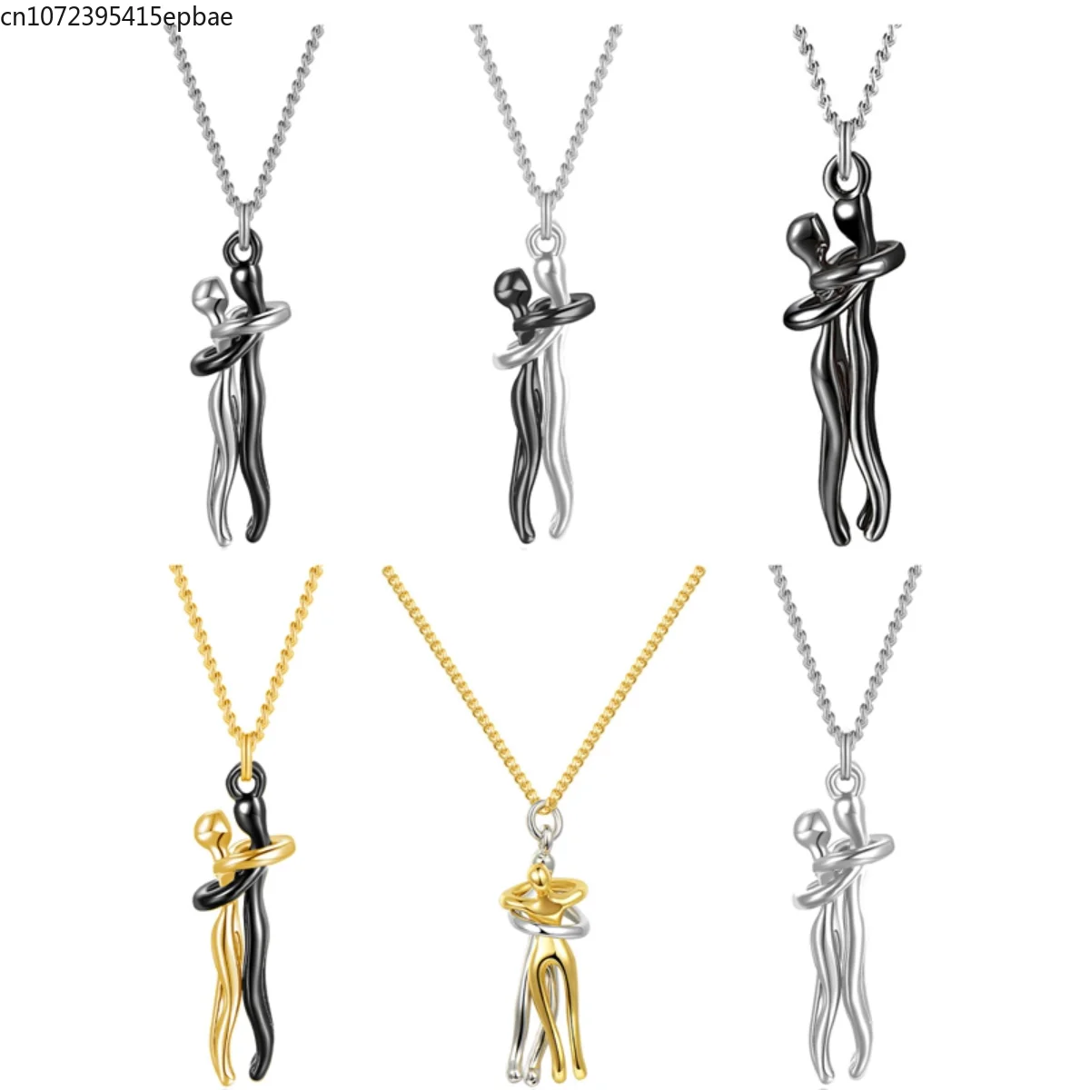Exquisite Couple Hugging Pendant Necklace for Women Fashion Pendants for Couple Necklace Love Valentine's Day Jewelry Wholesale
Exquisite Couple Hugging Pendant Necklace for Women Fashion Pendants for Couple Necklace Love Valentine's Day Jewelry Wholesale