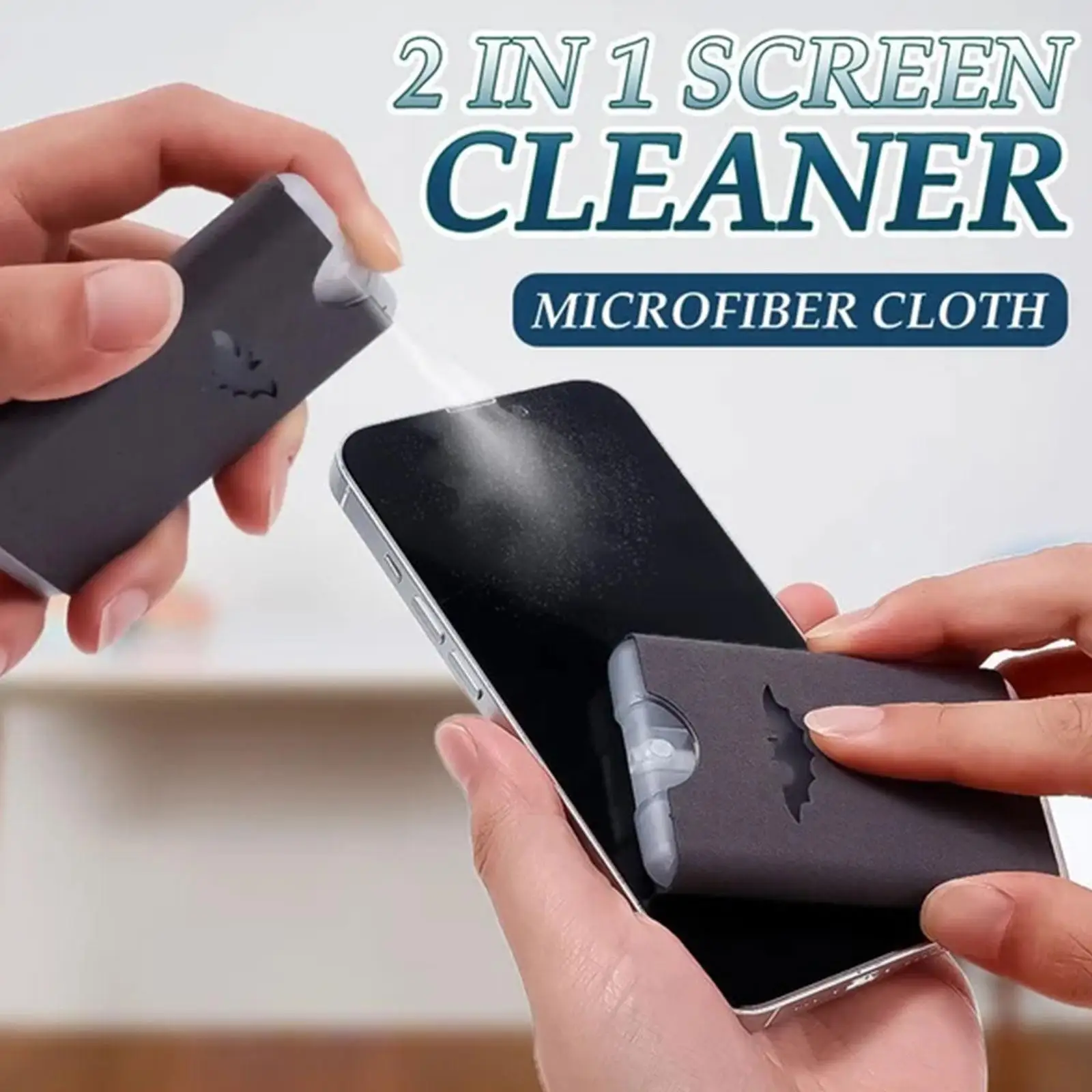 2 In 1 Screen Cleaner Spray Wipe Cloth Computer Phone Screen Dust Removal Microfiber Cloth Set
2 In 1 Screen Cleaner Spray Wipe Cloth Computer Phone Screen Dust Removal Microfiber Cloth Set